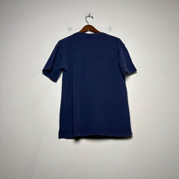 VTG Warner Bros Looney Tunes Tweety Men M Bird Sylvester Graphic T Shirt Blue - Picture 4 of 9